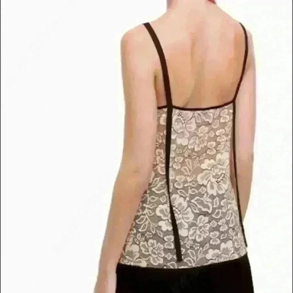 Babaton Aritzia Babton Halsmann Blouse Navy/Black Trim Size Small - Picture 3 of 8